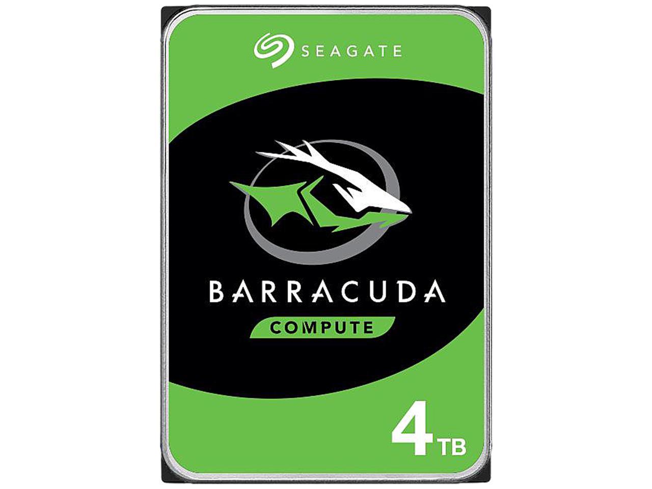 Seagate BarraCuda ST4000DM004 4TB 5400 RPM 256MB Cache SATA 6.0Gb/s 3.5