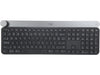 Logitech Craft Advanced Wireless Keyboard with Creative Input Dial and Backlit Keys, Dark grey and aluminum