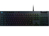 Logitech G815 LIGHTSYNC RGB Mechanical Gaming Keyboard with Low Profile GL Tactile key switch, 5 programmable G-keys, USB Passthrough, dedicated media control - Tactile