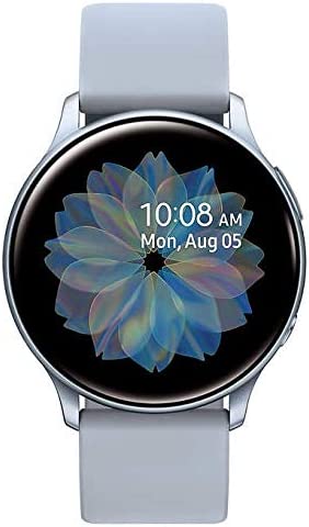Samsung Galaxy Active 2 Smartwatch 44mm with Extra Charging Cable, Silver - SM-R820NZSCXAR (Renewed)