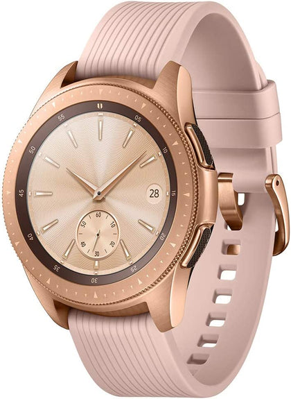 SAMSUNG SM-R815UZDAXAR Galaxy Smartwatch 42mm 4G Stainless Steel (Rose Gold) - (Renewed)