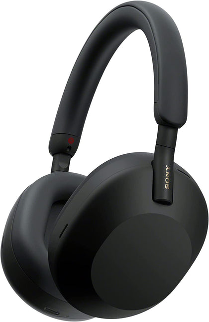 Sony WH-1000XM5 Wireless Industry Leading Headphones with Auto Noise Canceling Optimizer, Crystal Clear Hands-Free Calling, and Alexa Voice Control, Black