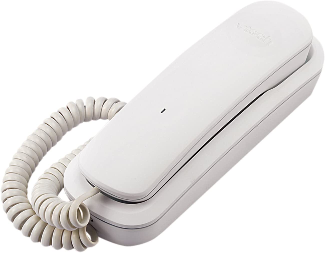 VTech CD1103W Corded Phone, White, 1 Handset