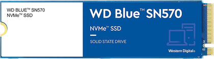 Western Digital 2TB WD Blue SN570 NVMe Internal Solid State Drive SSD - Gen3 x4 PCIe 8Gb/s, M.2 2280, Up to 3,500 MB/s - WDS200T3B0C