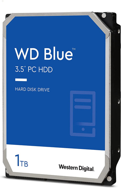 Western Digital 1TB WD Blue PC Internal Hard Drive HDD - 7200 RPM, SATA 6 Gb/s, 64 MB Cache, 3.5