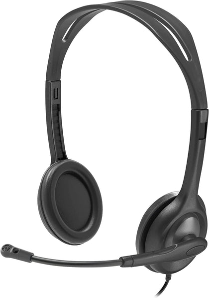 Logitech H111 Stereo Headset with 3.5 mm Audio Jack