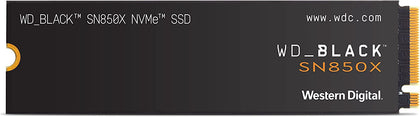 WD_BLACK 2TB SN850X NVMe Internal Gaming SSD Solid State Drive - Gen4 PCIe, M.2 2280, Up to 7,300 MB/s - WDS200T2X0E