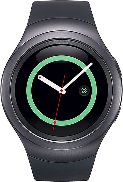 Samsung Gear S2 R730V (Verizon + Wi-Fi) Medium Size Smartwatch - Dark Gray (Renewed)